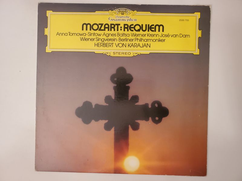 Wolfgang Amadeus Mozart Requiem vinyl record